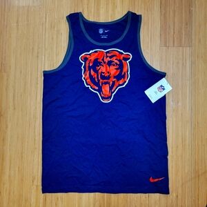 Nike NFL Chicago Bears Navy Blue Tank Top